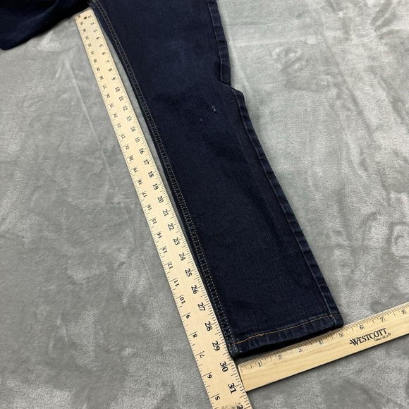 Levis Jeans Mens 28x32 Blue 512 Slim Taper Stretch Dark Wash Denim Work Casual - Picture 5 of 14